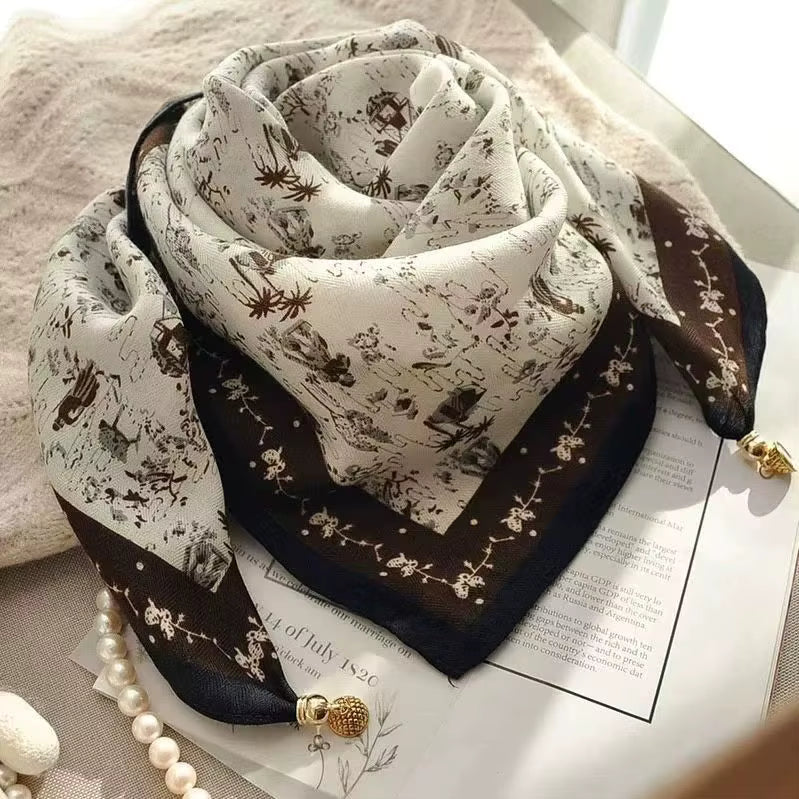 Elara Mist Scarf — The Magnetic Flow of Timeless Femininity