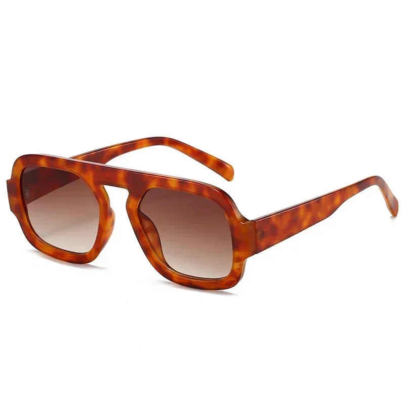 Zestoom Amber tea gradient Square Sunglasses Astra Linea