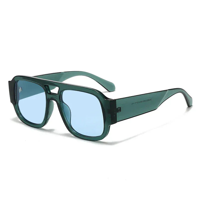 Zestoom Blue Blue Pilot Sunglasses Aurea Vento