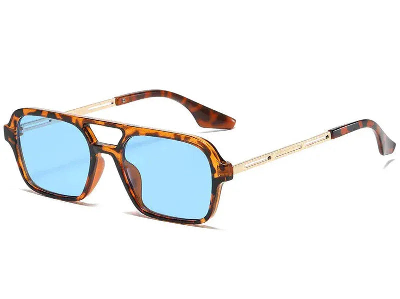 Zestoom Demi Blue VABBON Solenne Rectangular UV400 Sunglasses – Light Elegance for Open-Sky Days