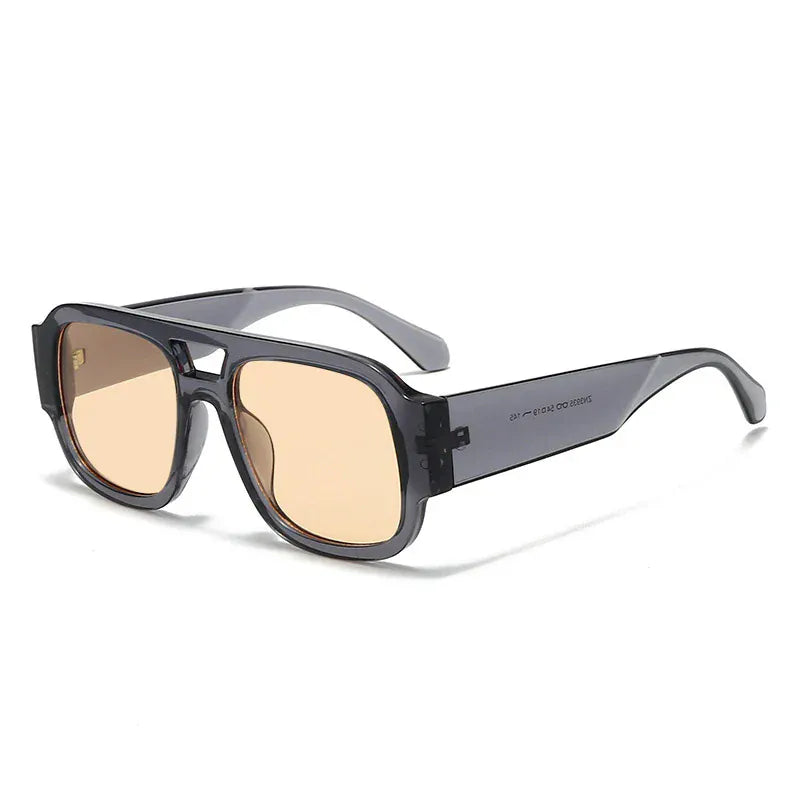 Zestoom Grey Champagne Pilot Sunglasses Aurea Vento