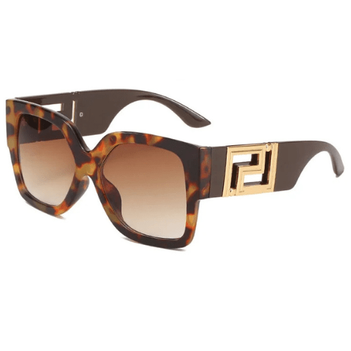 Zestoom Leopard Tea DUHE LumiShade Square Photochromic Sunglasses – Light That Follows You