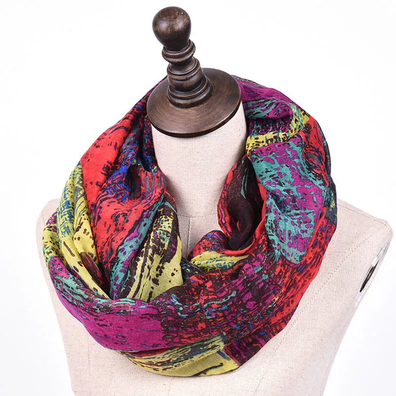 Zestoom Purple Red Infinity Scarf&nbsp;Eterna Bloom Loop
