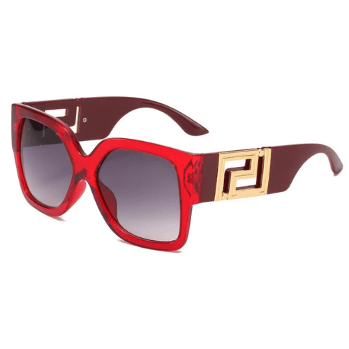 Zestoom Red Gray DUHE LumiShade Square Photochromic Sunglasses – Light That Follows You