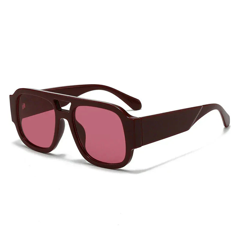 Zestoom Red Red Pilot Sunglasses Aurea Vento