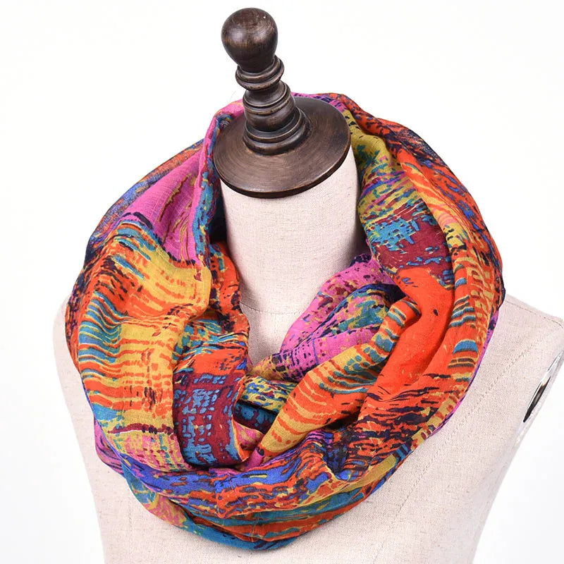 Zestoom Rose Red Infinity Scarf&nbsp;Eterna Bloom Loop